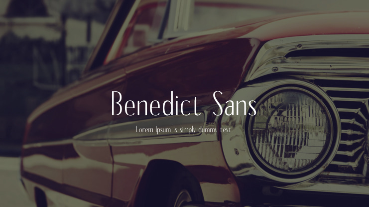 Benedict Sans Font