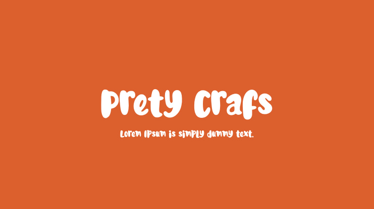 Prety Crafs Font
