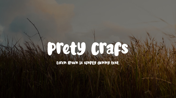 Prety Crafs Font