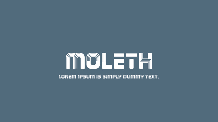 Moleth Font