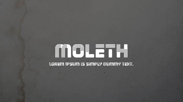 Moleth Font