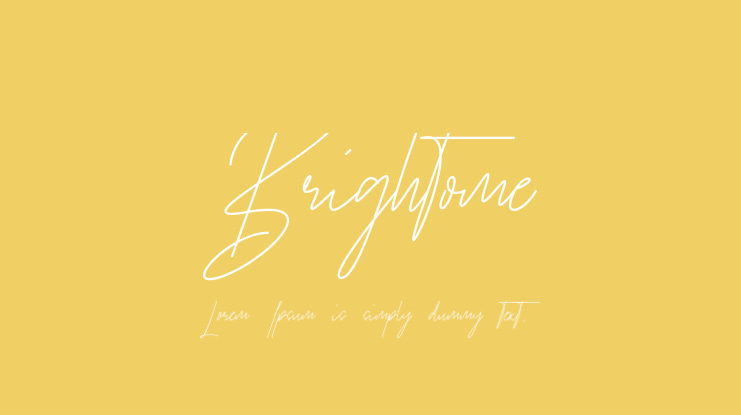 Brightome Font