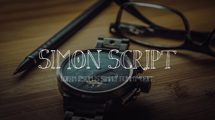 Simon Script Font