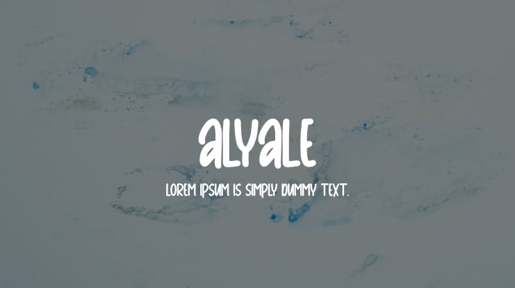 Alyale Font