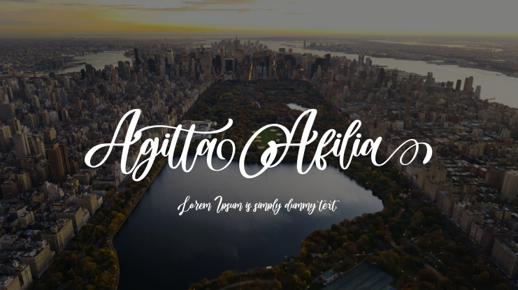 AgittaAfilia Font