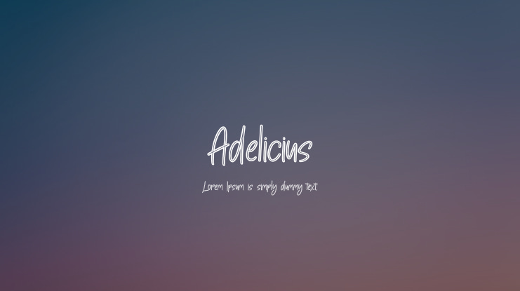 Adelicius Font