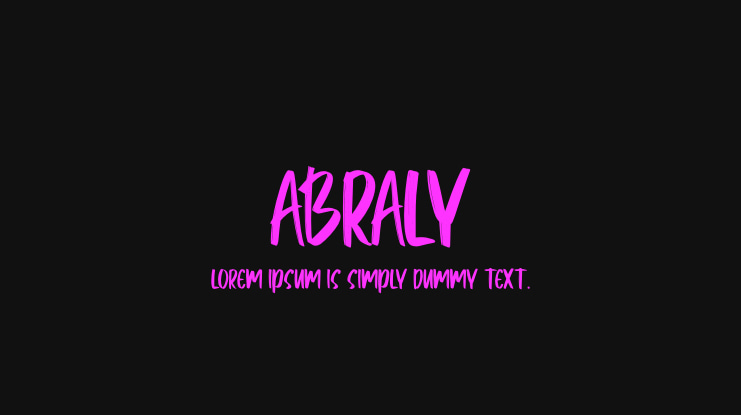 Abraly Font
