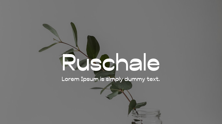 Ruschale Font