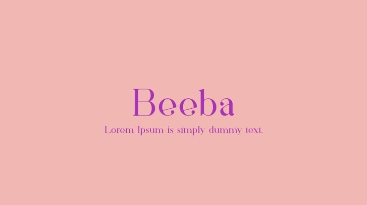 Beeba Font