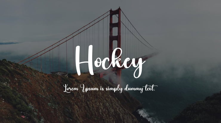Hockey Font