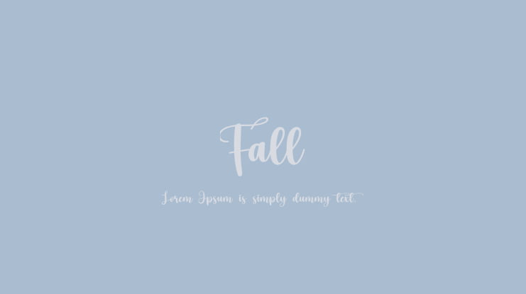 Fall Font