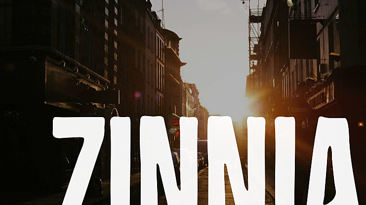 Zinnia Font