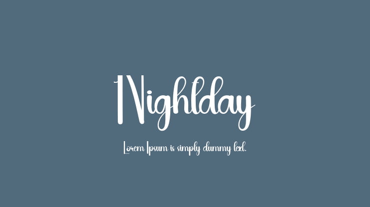Nightday Font