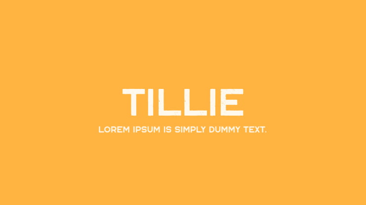 Tillie Font