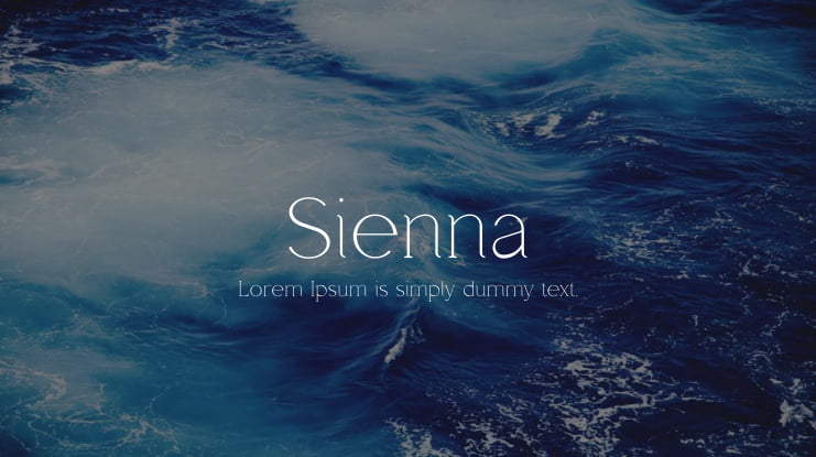 Sienna Font