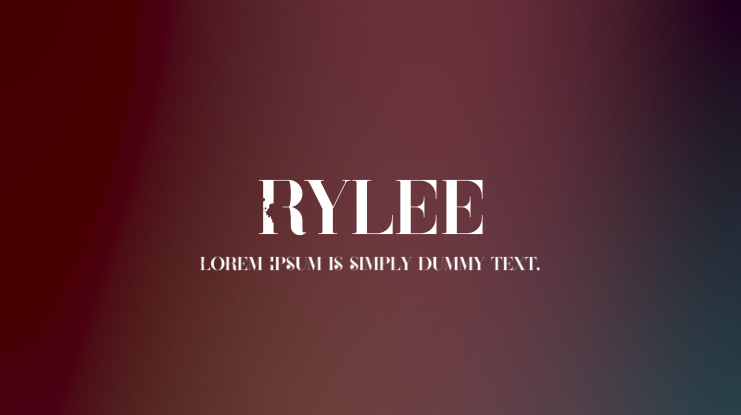 Rylee Font