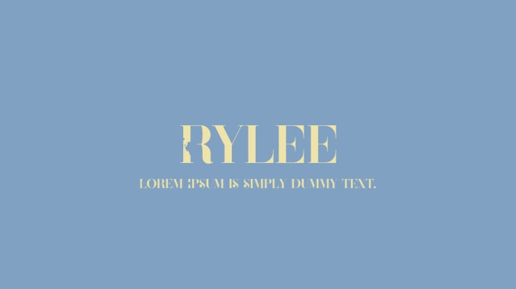 Rylee Font