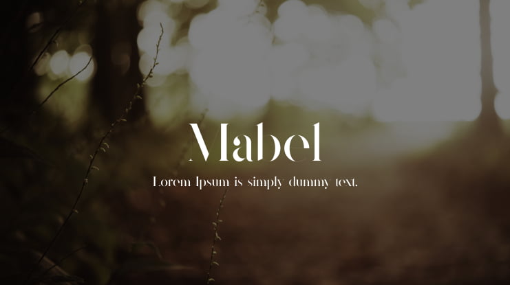 Mabel Font
