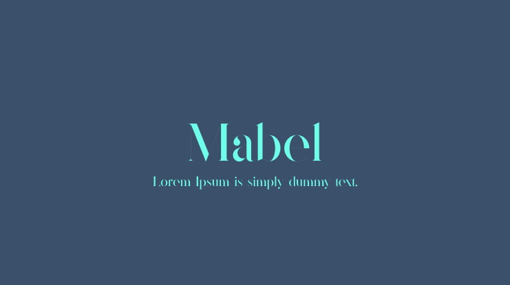 Mabel Font
