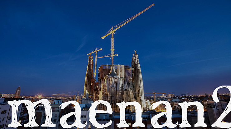 Maenan 2 Font