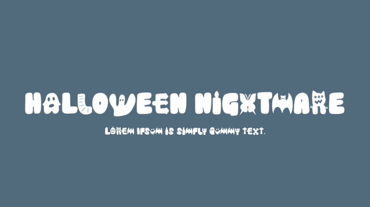 Halloween Nightmare Font