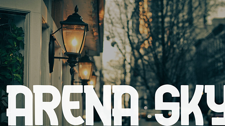 Arena Sky Font
