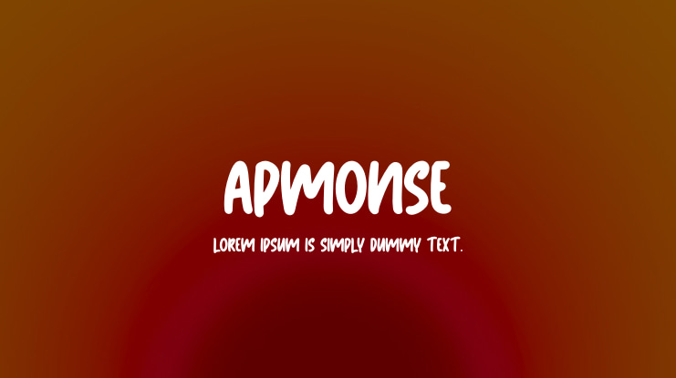 Apmonse Font