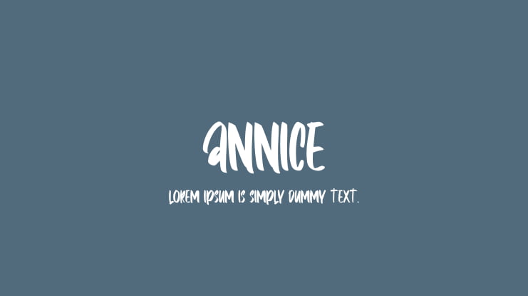 Annice Font