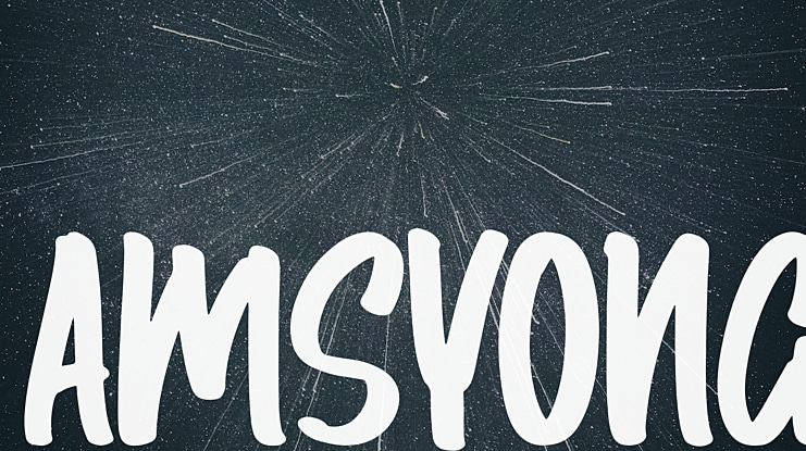 Amsyong Font