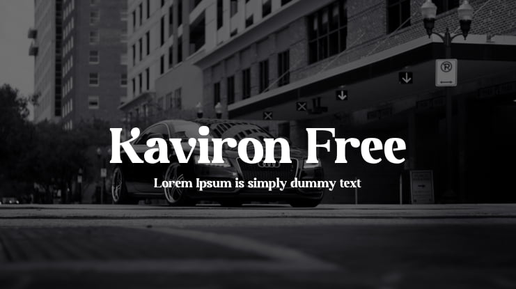 Kaviron Free Font