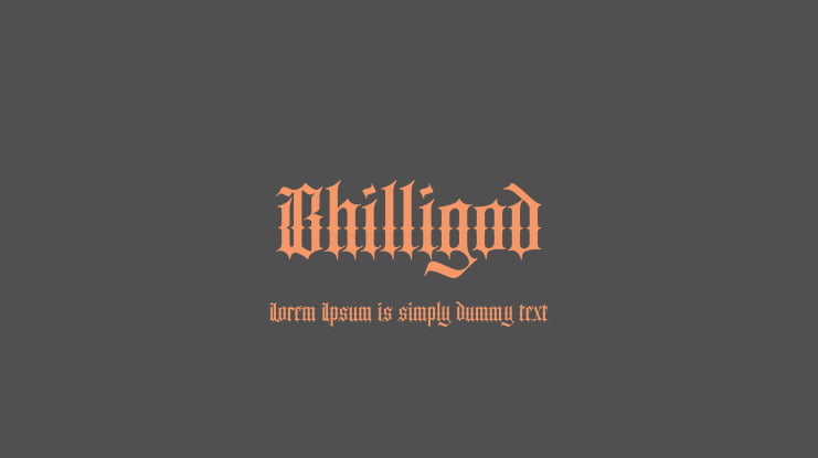 Bhilligod Font