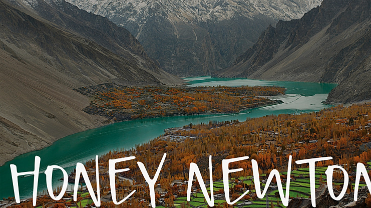 Honey Newton Font