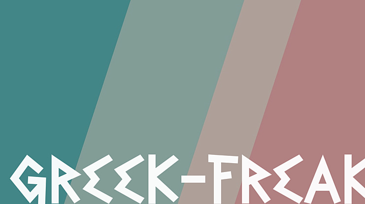 Greek-Freak Font