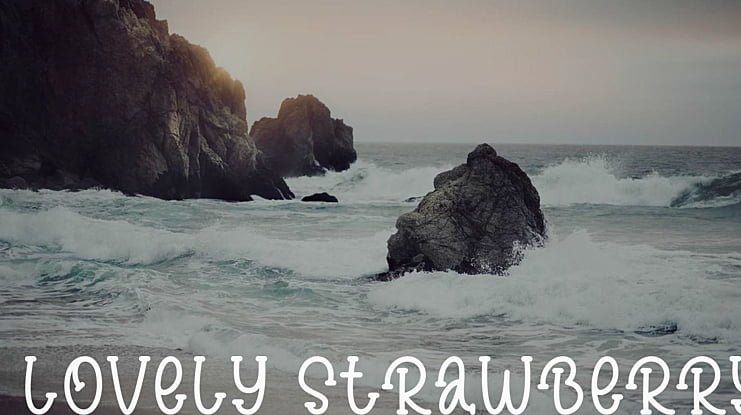 Lovely Strawberry Font