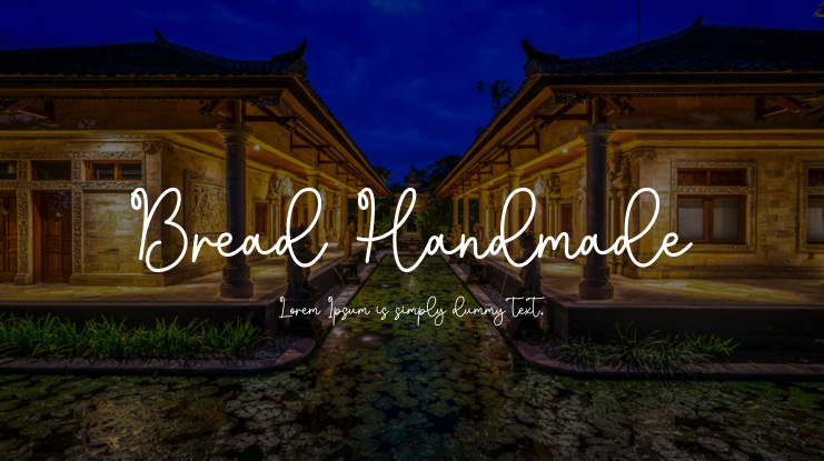 Bread Handmade Font