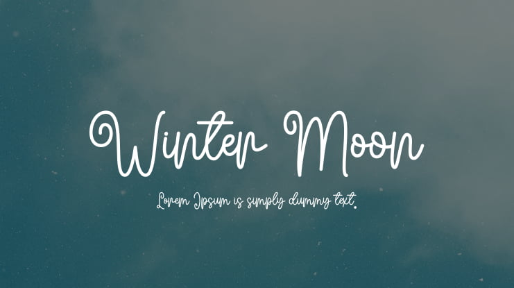 Winter Moon Font