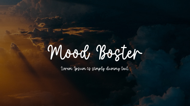 Mood Boster Font