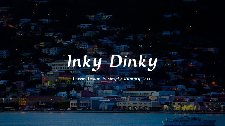 Inky Dinky Font