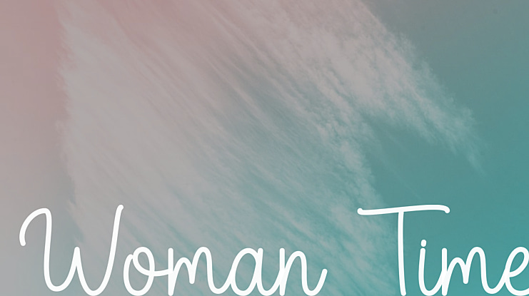 Woman Time Font