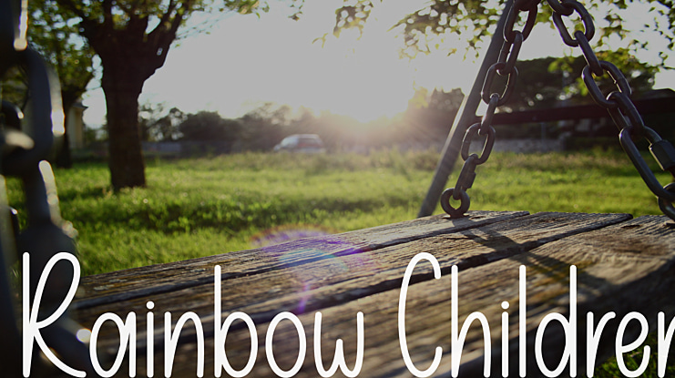 Rainbow Children Font