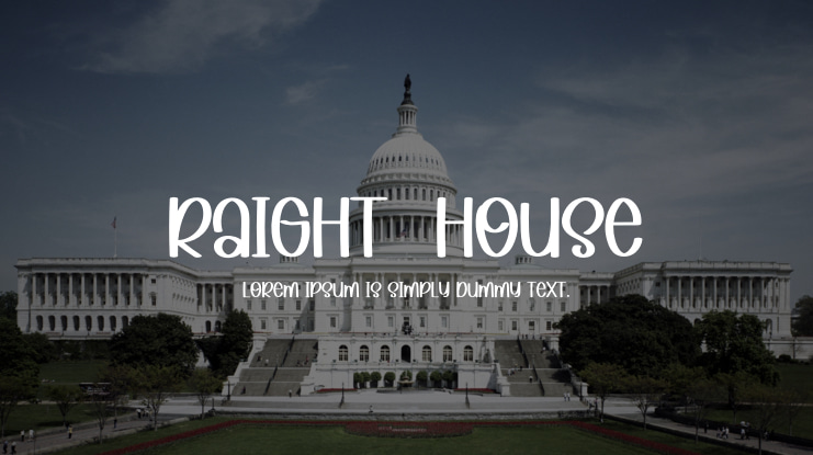 Raight  House Font