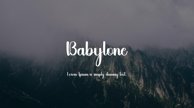 Babylone Font