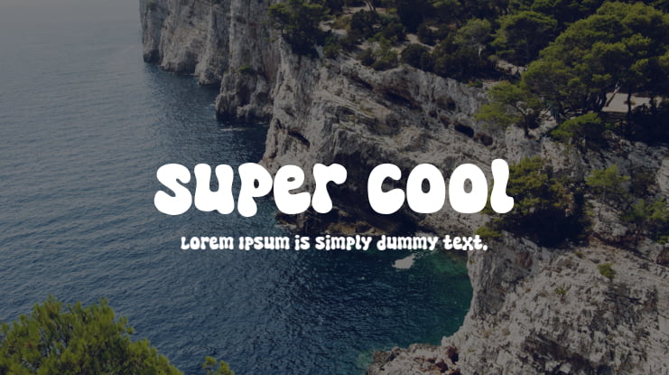 Super Cool Font