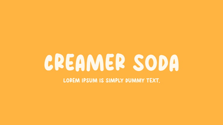 Creamer Soda Font