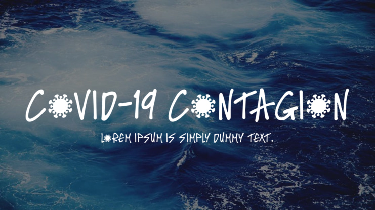 Covid-19 Contagion Font Family