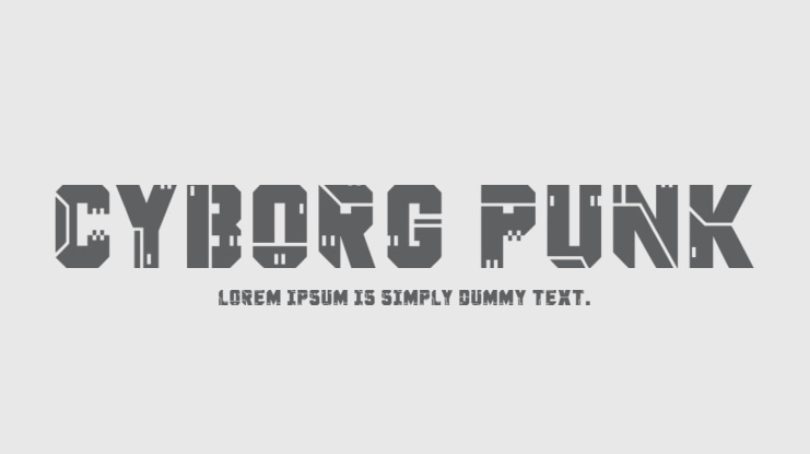 Cyborg Punk Font