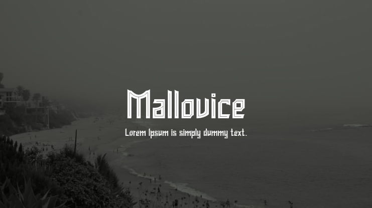 Mallovice Font Family
