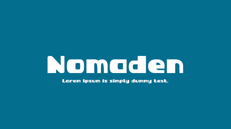 Nomaden Font