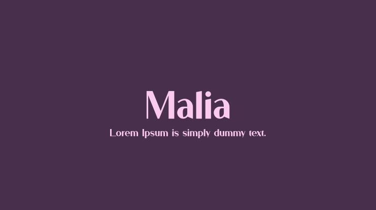 Malia Font