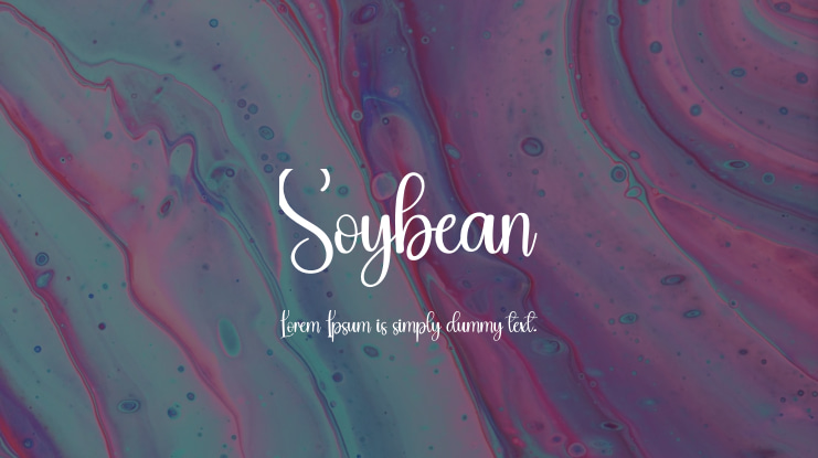 Soybean Font